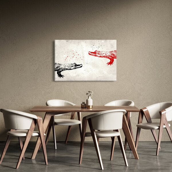 Slika - Krokodili (90x60 cm)