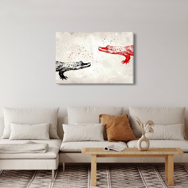 Slika - Krokodili (90x60 cm)
