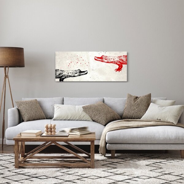 Slika - Krokodili (120x50 cm)