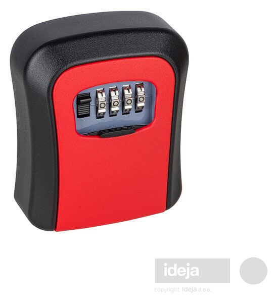 Sef za ključeve K115 na šifru crveni Crvena