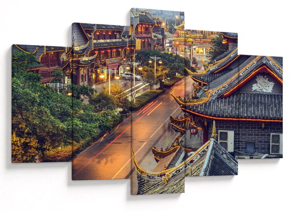 Slika - Qintai Road, Chengdu, Kitajska (150x105 cm)