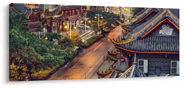 Slika - Qintai Road, Chengdu, Kitajska (120x50 cm)