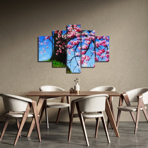 Podoba naslikanega češnjevega cveta (150x105 cm)