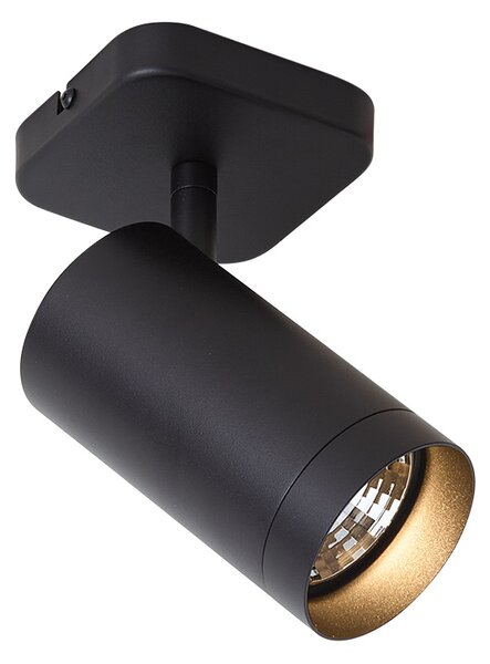 Moderna stropna svjetiljka crna GU10 70mm - Jeana Luxe