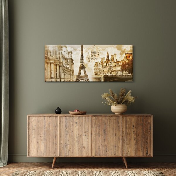 Slika - Pariški spomeniki (120x50 cm)