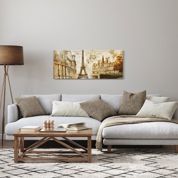 Slika - Pariški spomeniki (120x50 cm)