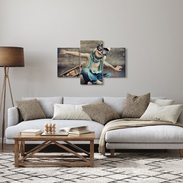 Slika - Mladi letalec (90x60 cm)