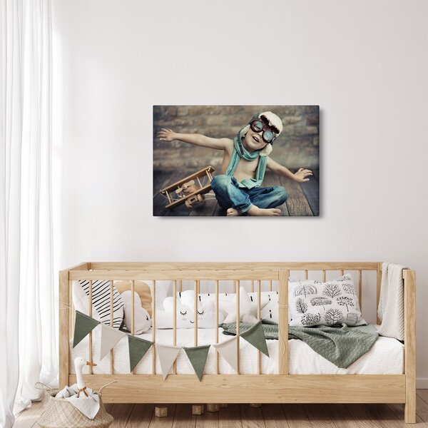 Slika - Mladi letalec (90x60 cm)