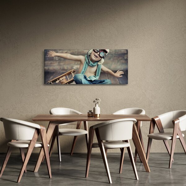 Slika - Mladi letalec (120x50 cm)