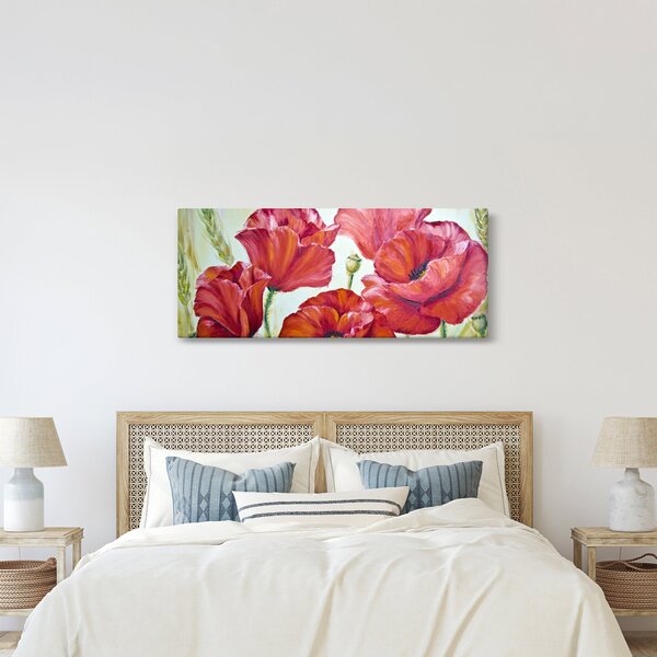 Slika - Cvetovi maka (120x50 cm)