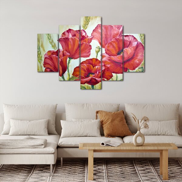 Slika - Cvetovi maka (150x105 cm)
