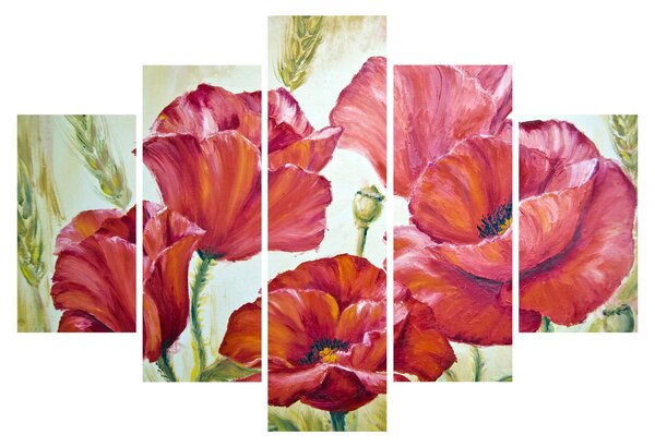 Slika - Cvetovi maka (150x105 cm)