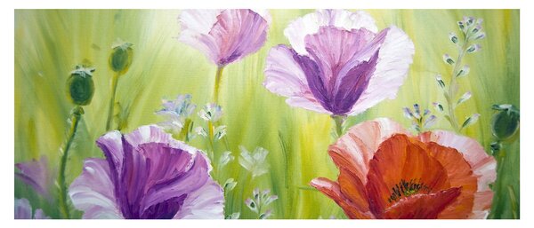 Slika - Makovi (120x50 cm)