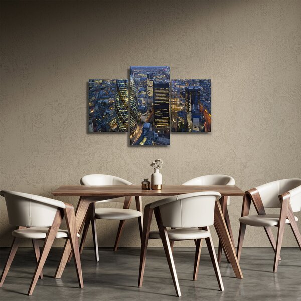 Slika - Večerna panorama Londona (90x60 cm)