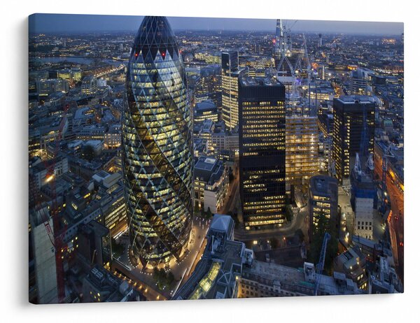 Slika - Večerna panorama Londona (70x50 cm)