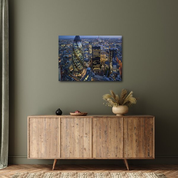 Slika - Večerna panorama Londona (70x50 cm)