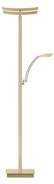 HELL Andy LED podna lampa, krem, visina 185 cm, metal, CCT, 3 svjetla, prigušiva, Bež, Dnevni boravak/blagovaonica, Metal, Svjetlo za čitanje