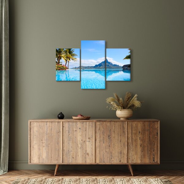 Slika - Bora-Bora, Francoska Polinezija (90x60 cm)
