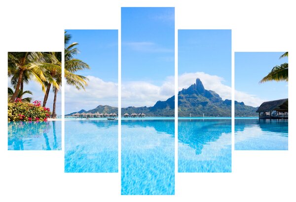 Slika - Bora-Bora, Francoska Polinezija (150x105 cm)