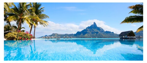Slika - Bora-Bora, Francoska Polinezija (120x50 cm)