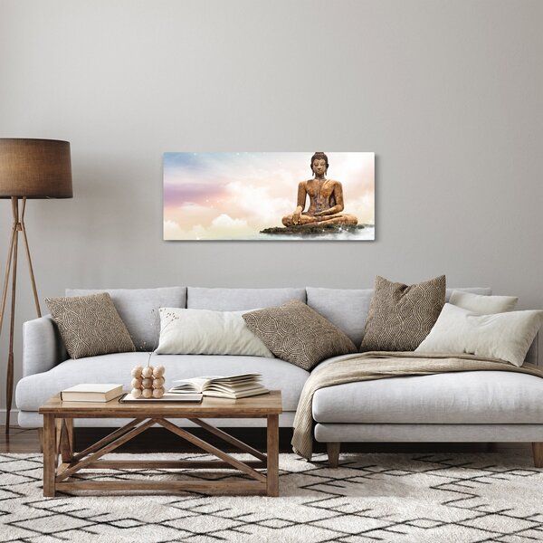 Slika - Buda, ki nadzoruje zemljo (120x50 cm)