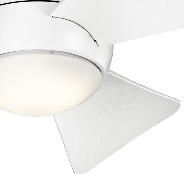 Kichler KLF-SOLA-34-WHT-LED Prigušivi stropni ventilator SOLA 10W/230V IP23+DU