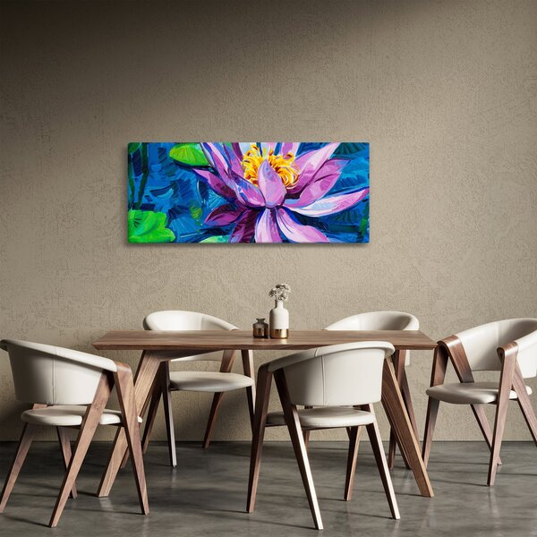 Podoba vodne lilije na vodi (120x50 cm)