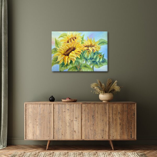 Slika cvetočih sončnic (70x50 cm)