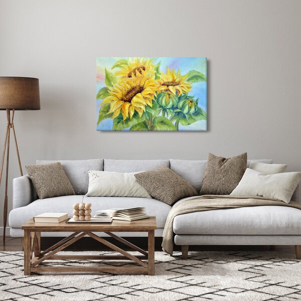 Slika cvetočih sončnic (90x60 cm)