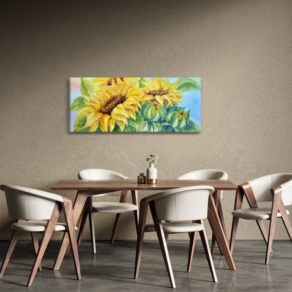 Slika cvetočih sončnic (120x50 cm)