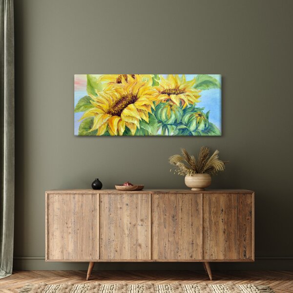 Slika cvetočih sončnic (120x50 cm)