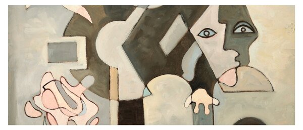 Slika - kubizem (120x50 cm)