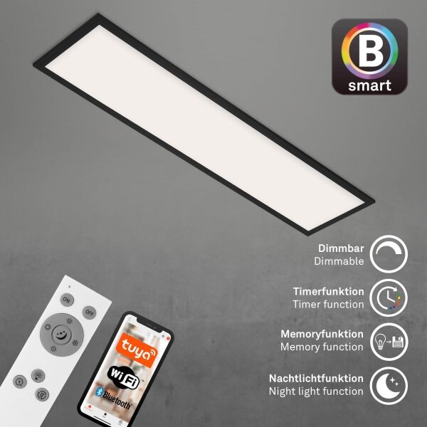 Brilo - LED Prigušiva stropna svjetiljka PIATTO LED/28W/230V Wi-Fi Tuya + DU