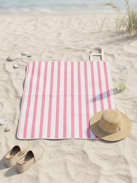Sinsay - Sklopiva plažna prostirka s prugama