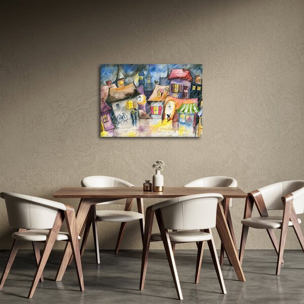 Slika - Deževen večer (70x50 cm)