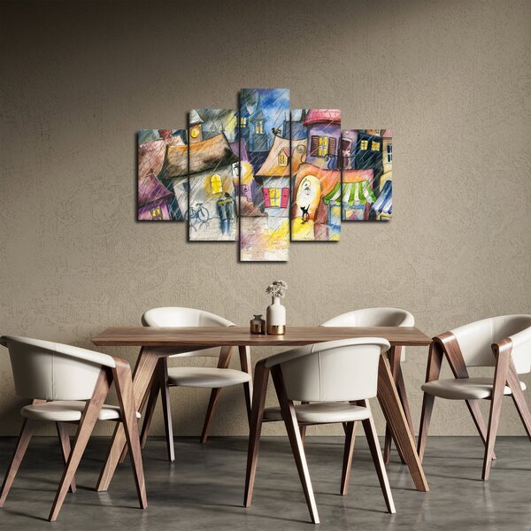 Slika - Deževen večer (150x105 cm)