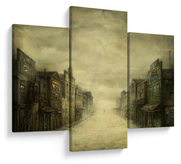 Podoba zahodnega mesta (90x60 cm)