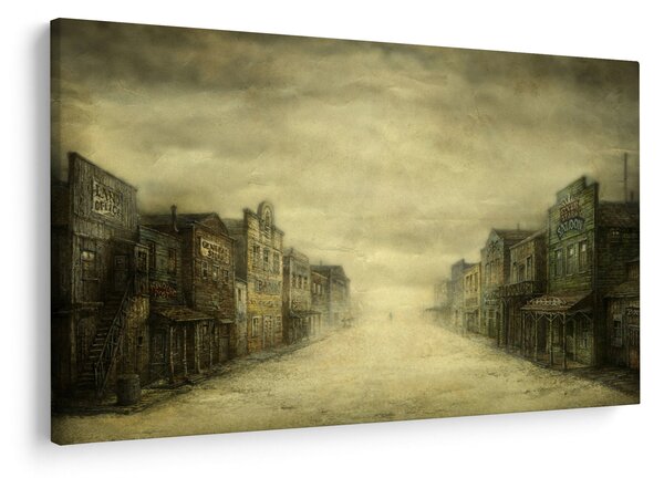 Podoba zahodnega mesta (90x60 cm)