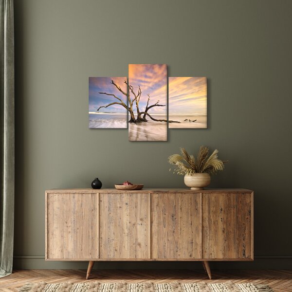 Slika drevesa v oceanu (90x60 cm)