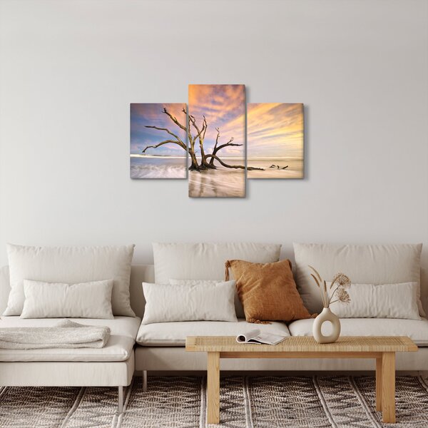 Slika drevesa v oceanu (90x60 cm)