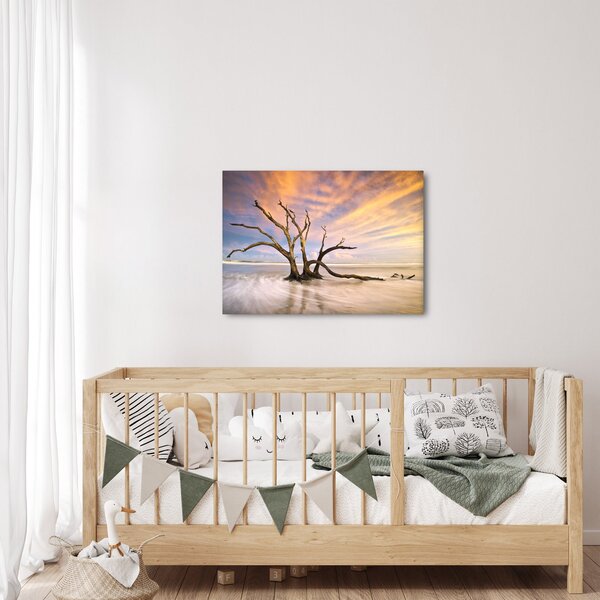 Slika drevesa v oceanu (70x50 cm)