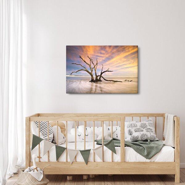 Slika drevesa v oceanu (90x60 cm)