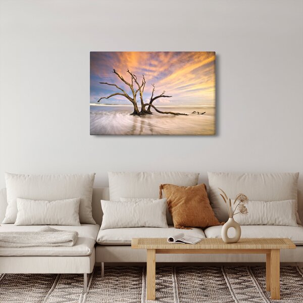 Slika drevesa v oceanu (90x60 cm)