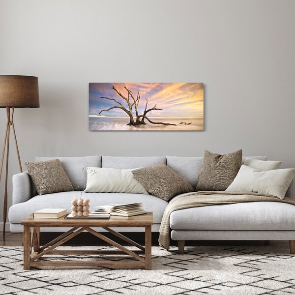 Slika drevesa v oceanu (120x50 cm)