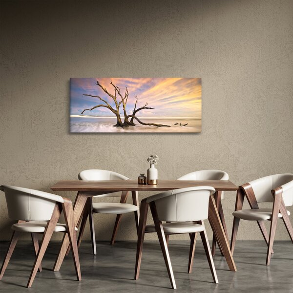 Slika drevesa v oceanu (120x50 cm)