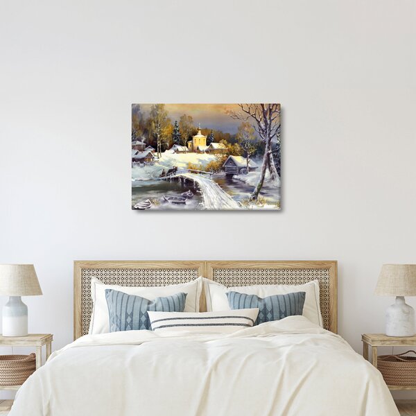 Slika - Zimsko mesto (70x50 cm)