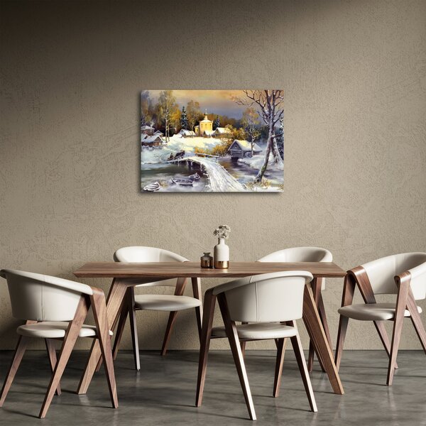 Slika - Zimsko mesto (70x50 cm)