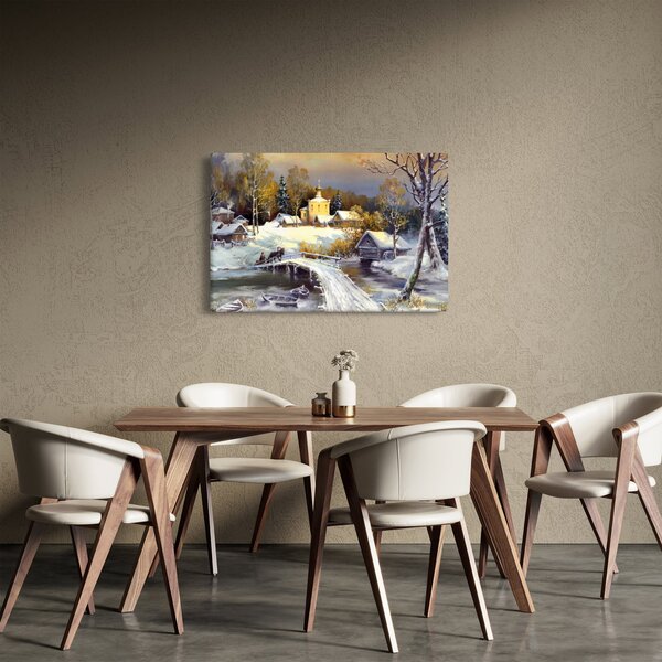Slika - Zimsko mesto (90x60 cm)