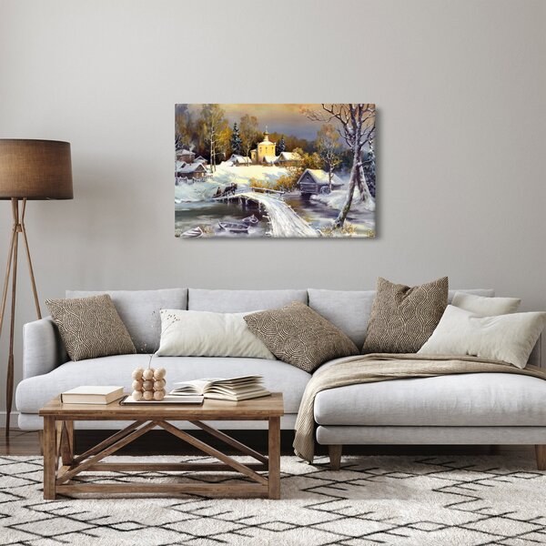 Slika - Zimsko mesto (90x60 cm)