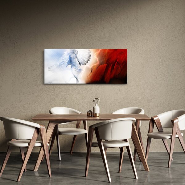 Slika - Dobro in zlo (120x50 cm)